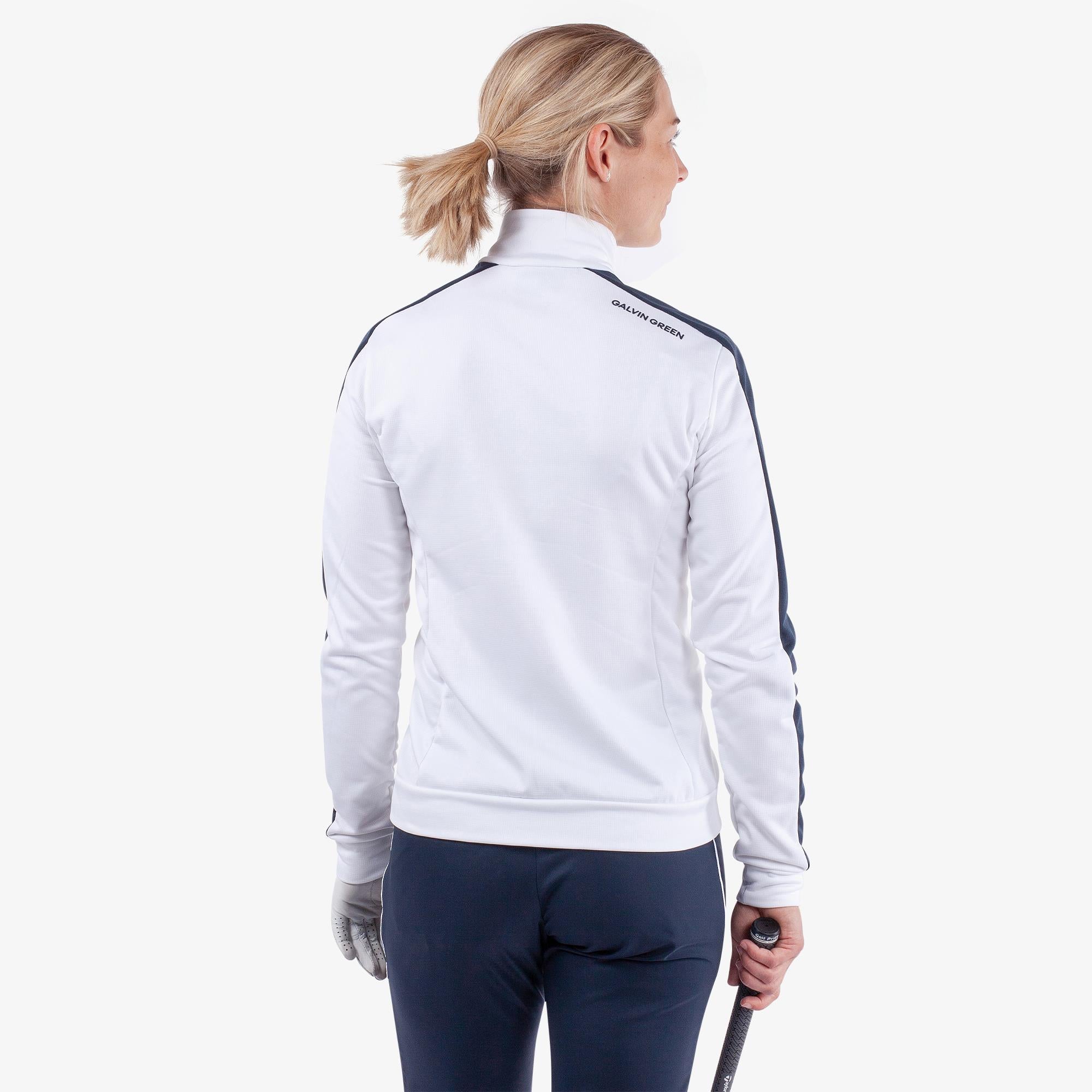 Galvin Green Dixie Insula Ladies Golf Mid Layer White/Navy
